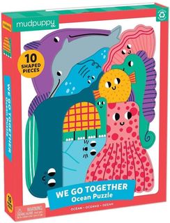 Ocean We Go Together Puzzle, 10 shaped pcs