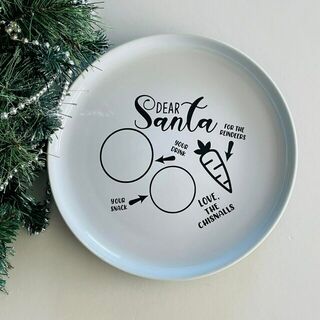 SANTA PLATE DECAL