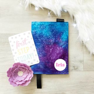 Purple and Blue Battik